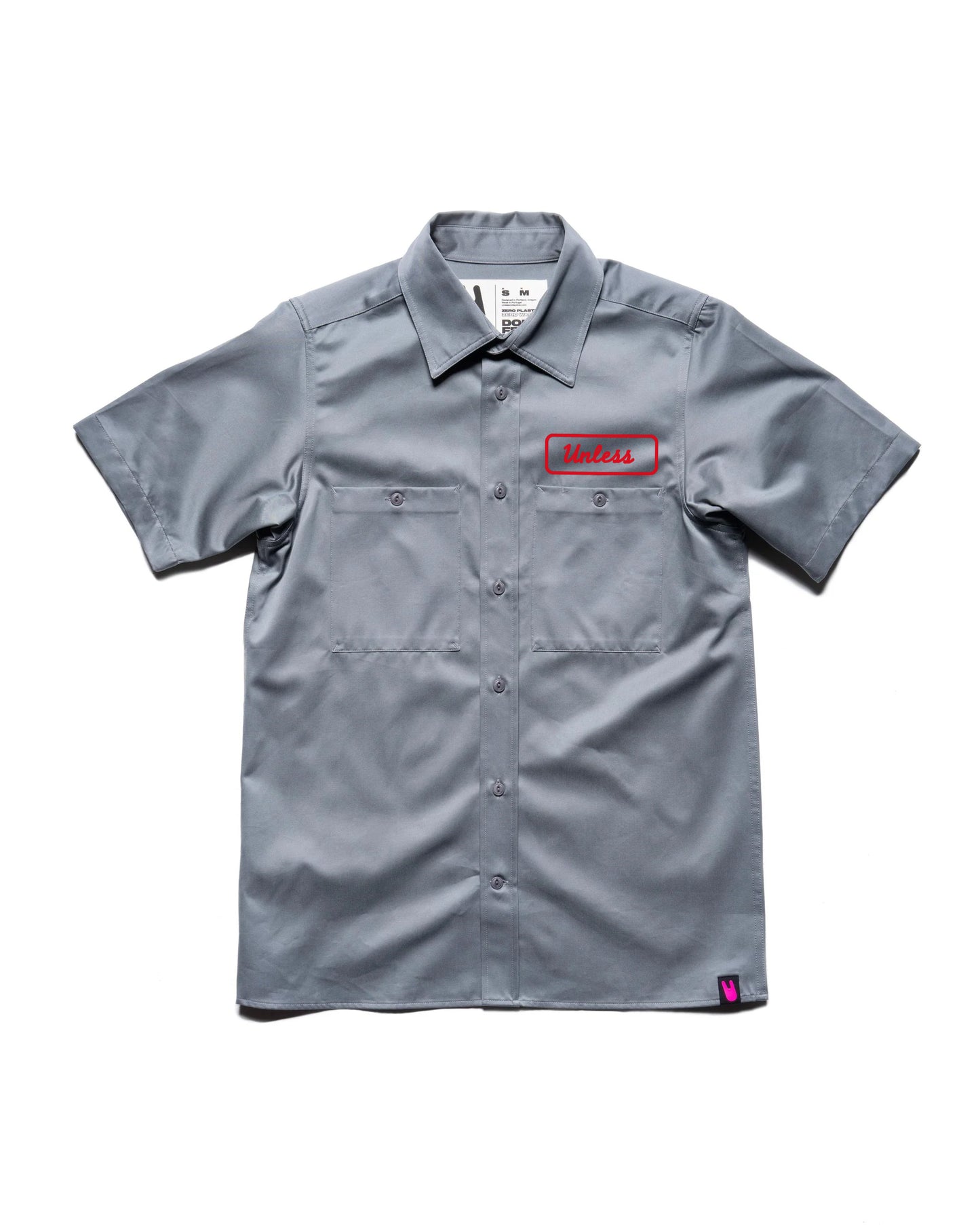 "UNLESS" Printed work shirt