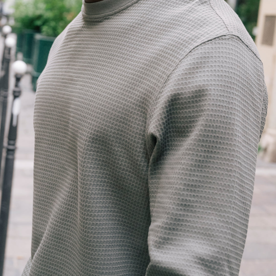 Waffle Long Sleeve Tee