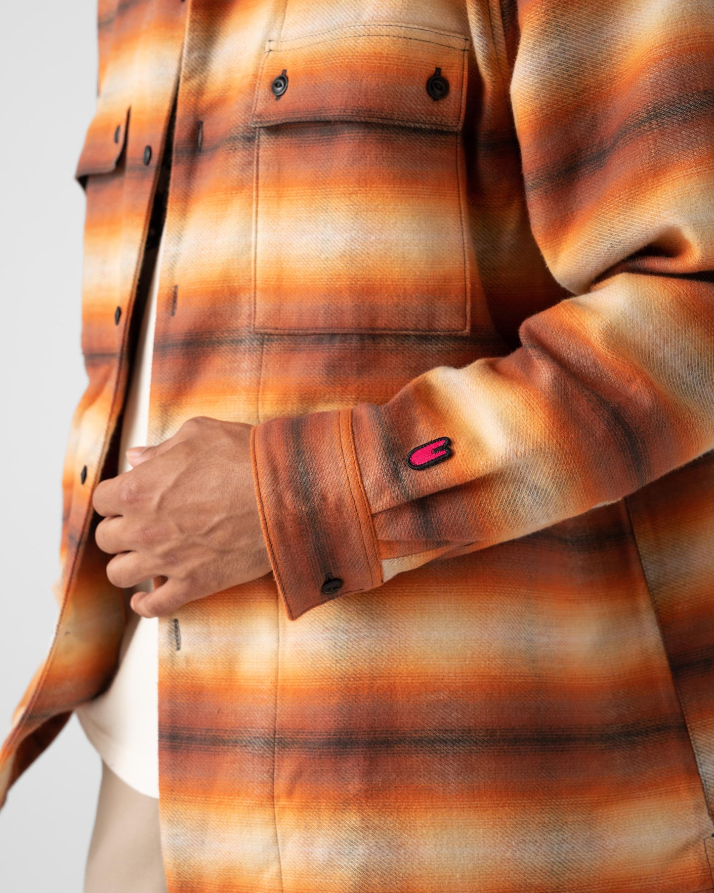 Ombre Flannel Shirt