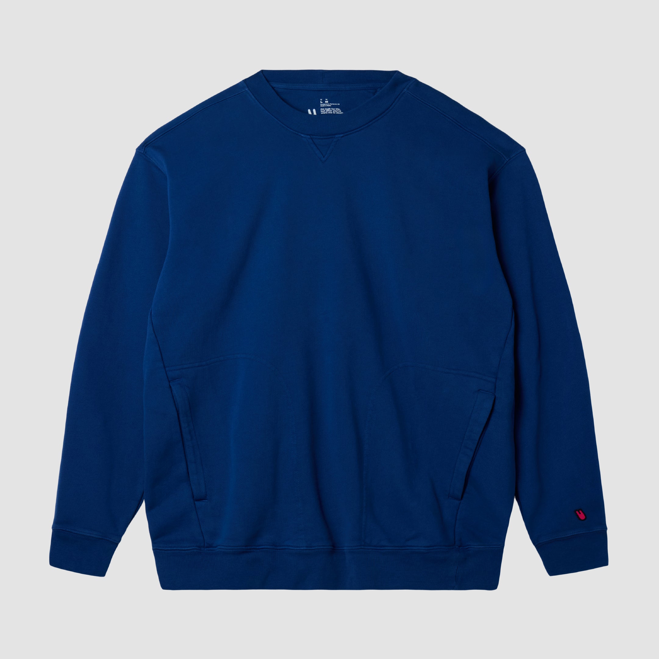 25SS】Graphpaper High Gauge Soft Terry Panel Line Crew Neck