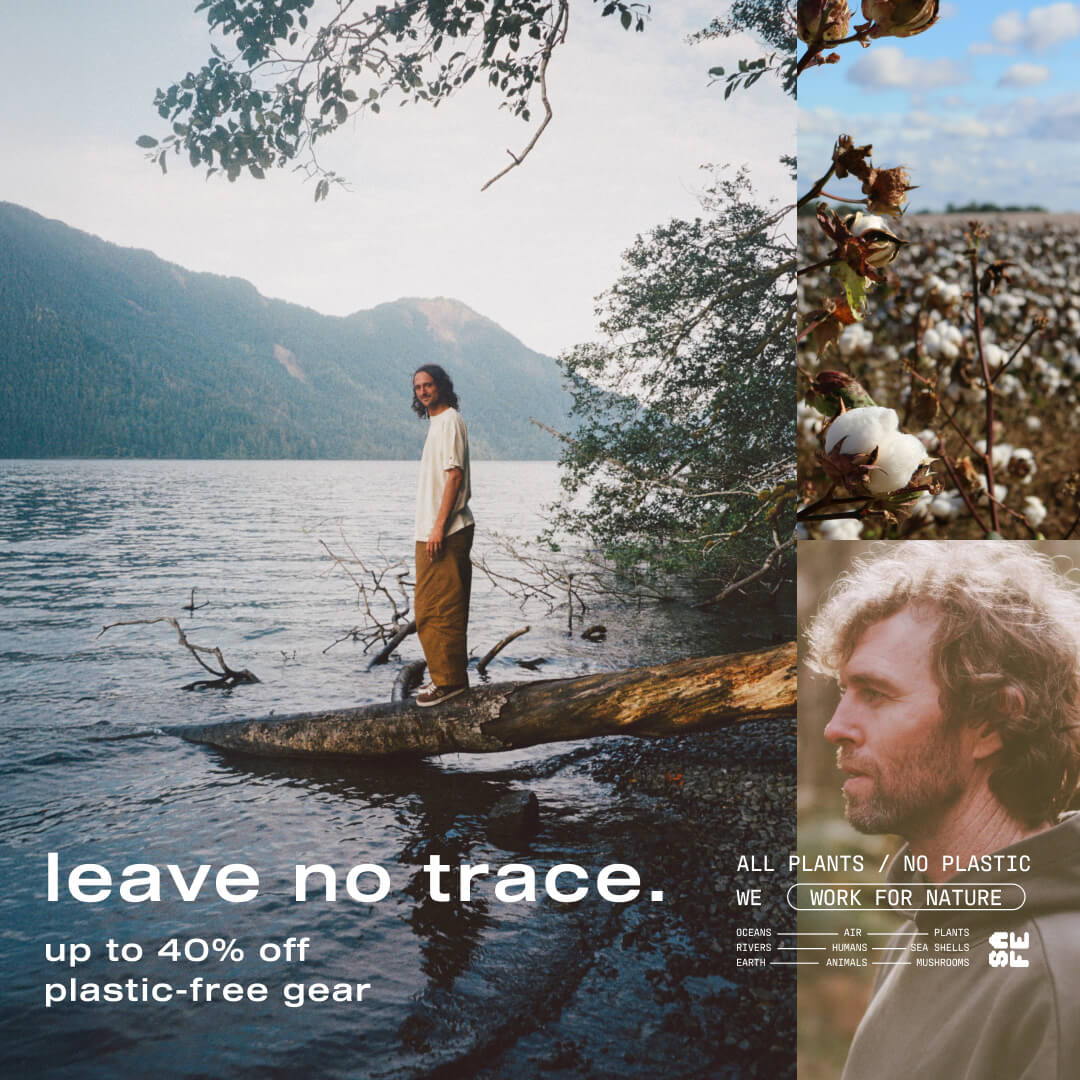 Welcome to our new online Outlet Store. Save up to 40% on our plastic-free gear before these items go.