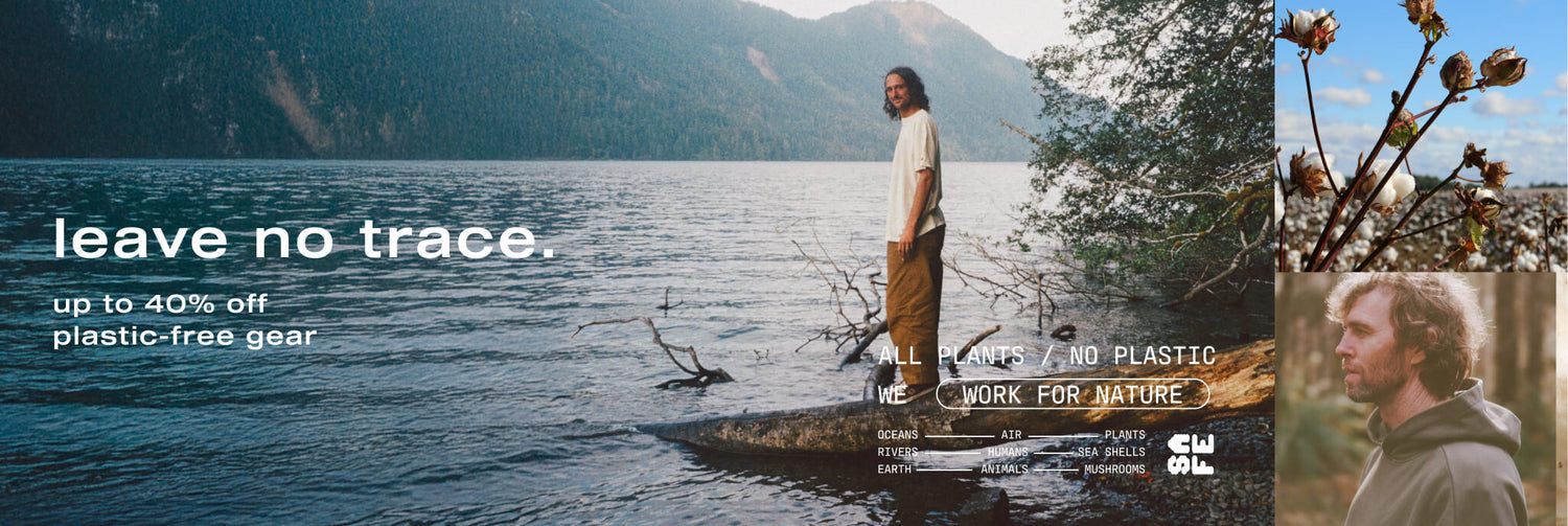 Welcome to our new online Outlet Store. Save up to 40% on our plastic-free gear before these items go.