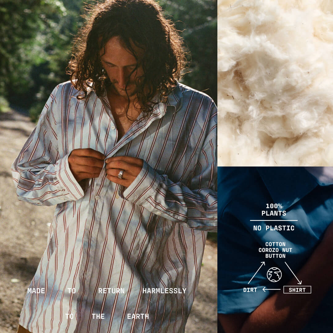 Work for change.<br><br>Our UNLESS work shirts pay homage to the wildly versatile classic utility shirt. Built to be buttoned up or worn wide open over a crop or a tee, this shirt is there for you in the workshop, the skate park or the beach.