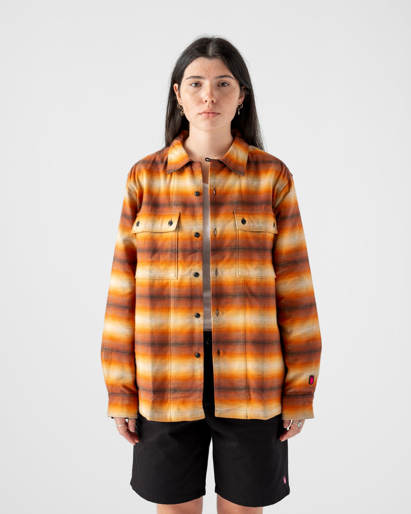 Ombre Flannel Shirt