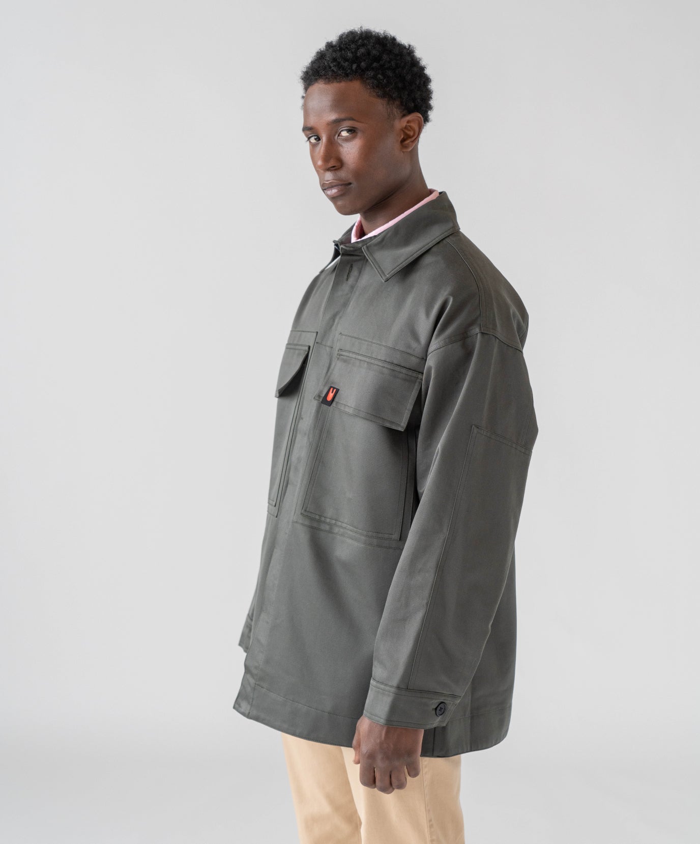 ORGANICWOOLSURVIVALCLOTH UTILITY JACKET-