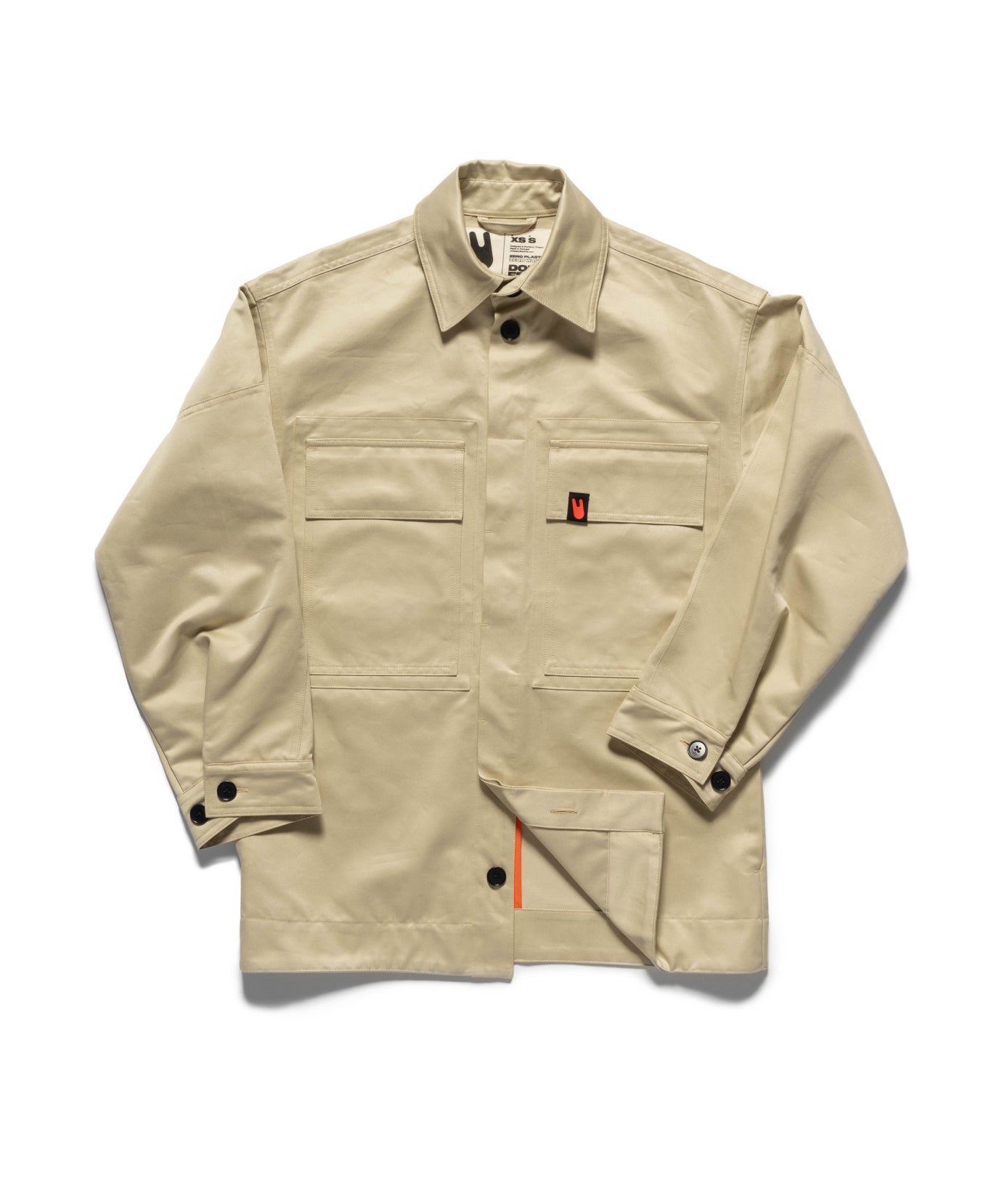 ORGANICWOOLSURVIVALCLOTH UTILITY JACKET-