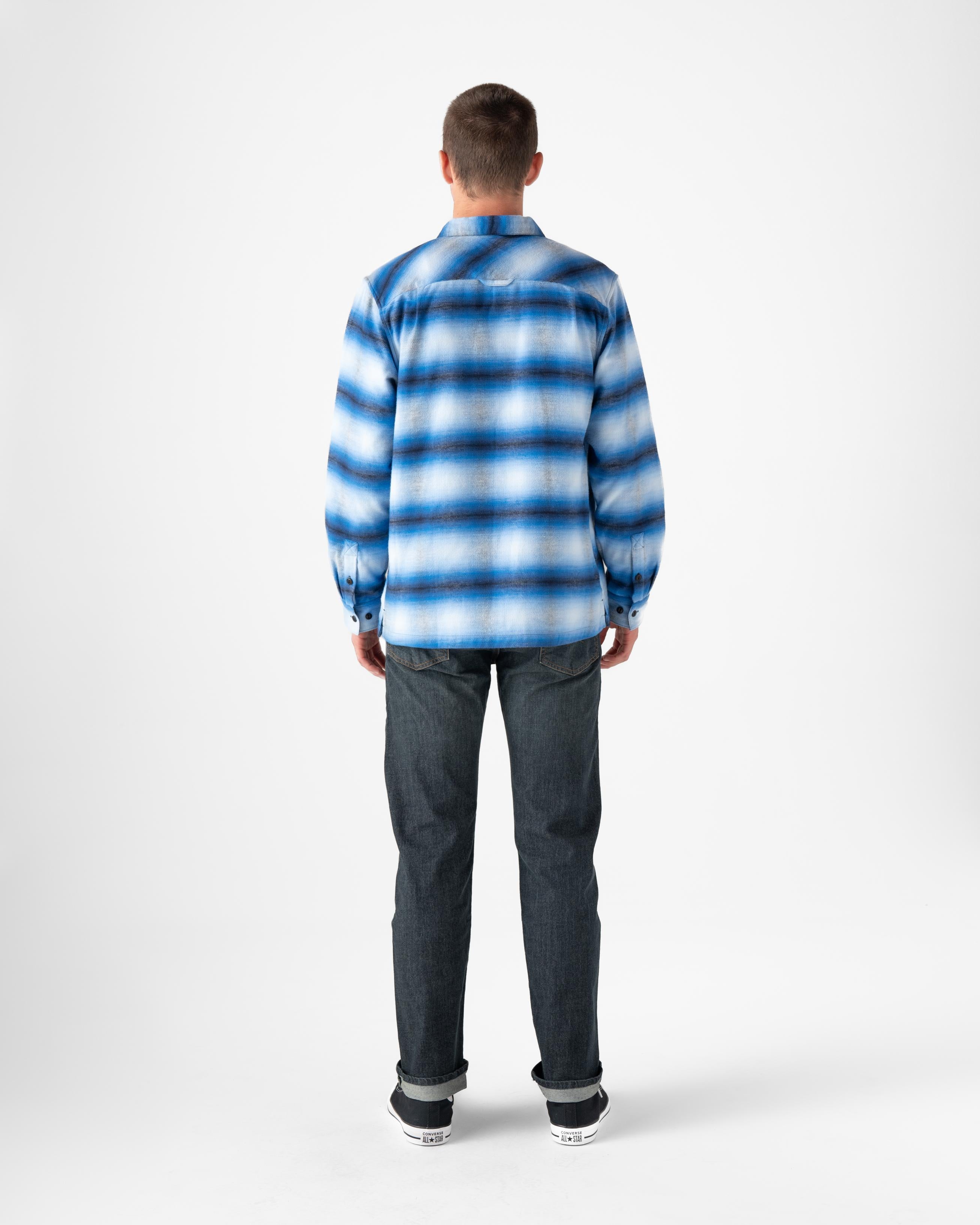 Biodegradable Ombre Flannel Shirt