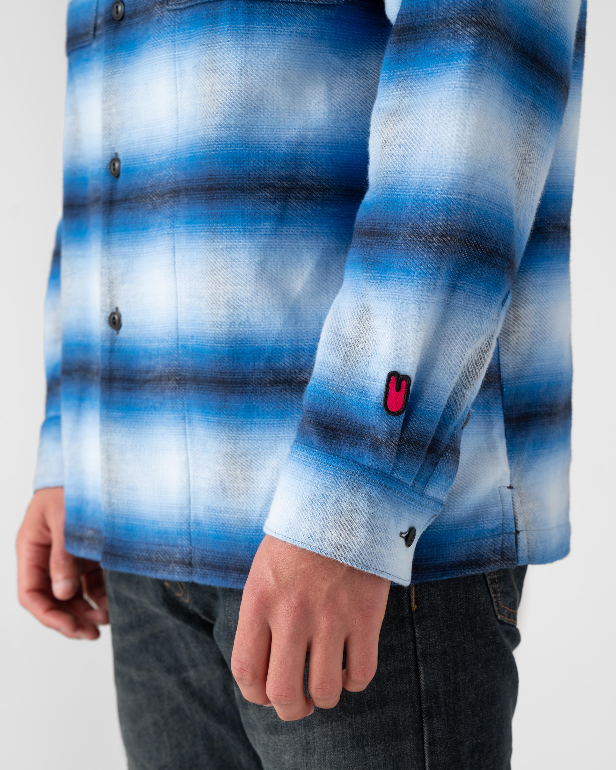 Biodegradable Ombre Flannel Shirt