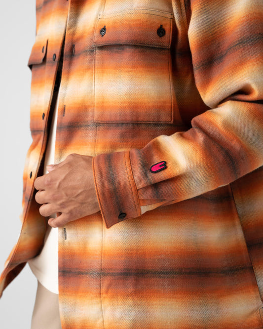 Ombre Flannel Shirt